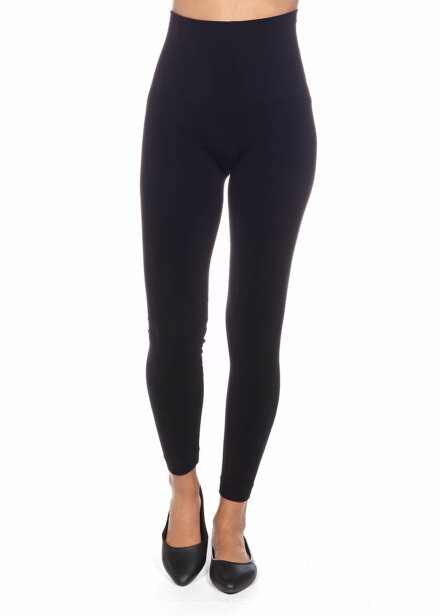 Bamboo Seamless Control-Top High-Waisted Legging with 6" Waistband