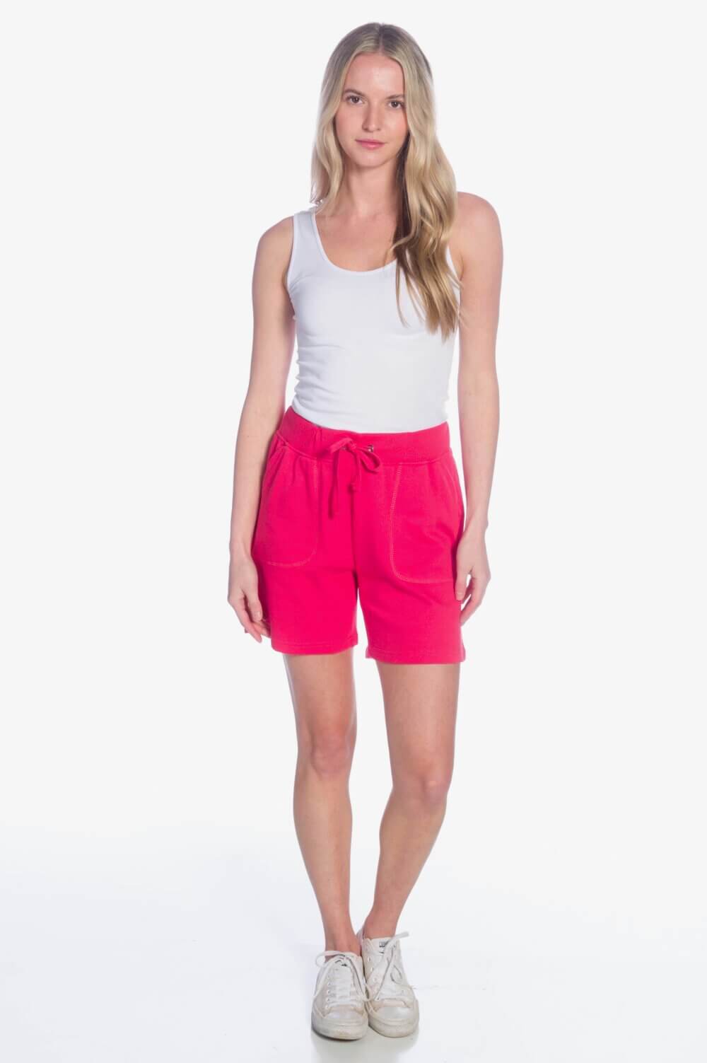 Sweatshort with Drawstring Waist and Pockets - Image 3