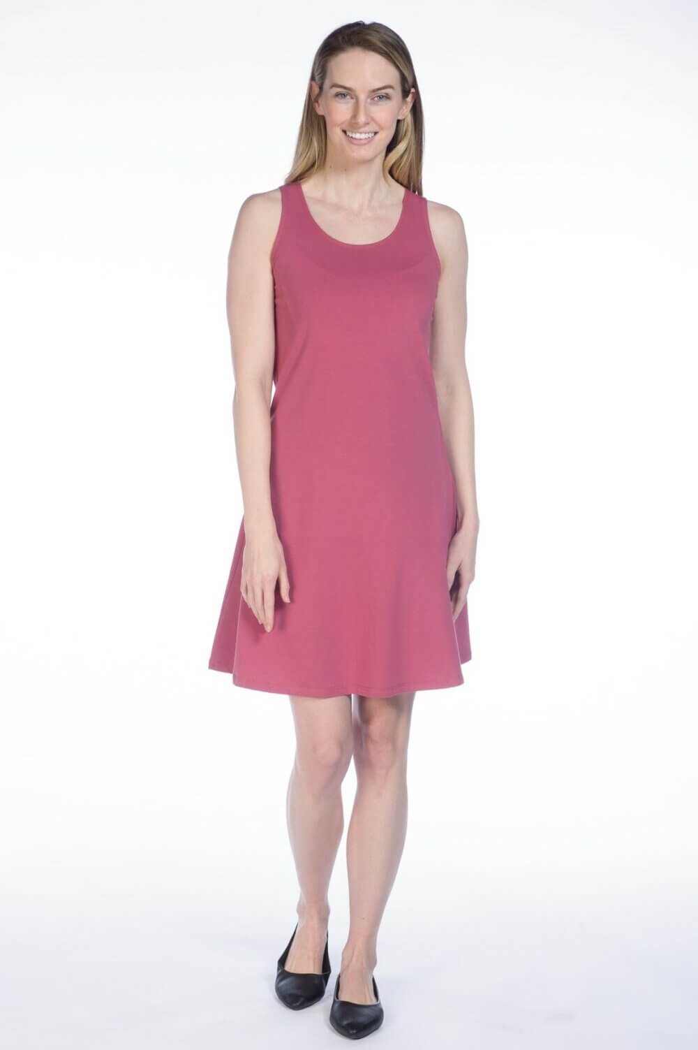 Scoop Neck A-Line Tank Dress