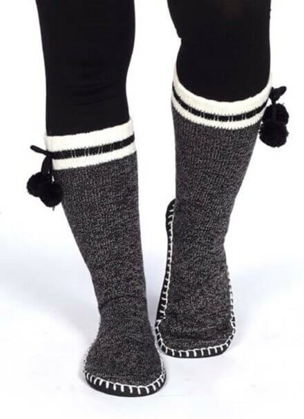 Moccasin Lounge Socks