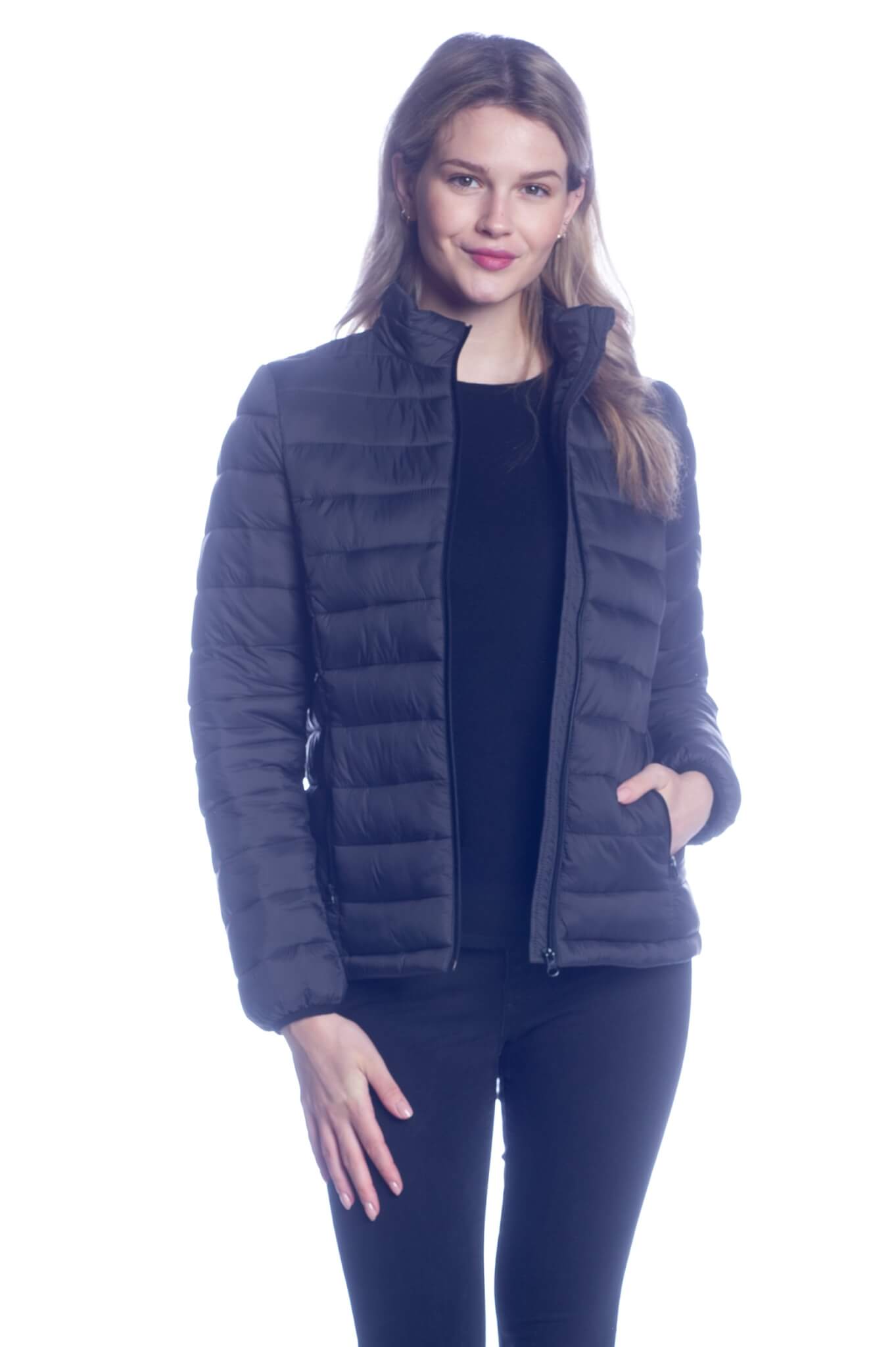 Padded Jacket with Zipper Pockets - DKR & Company Apparel / Clothes Out ...
