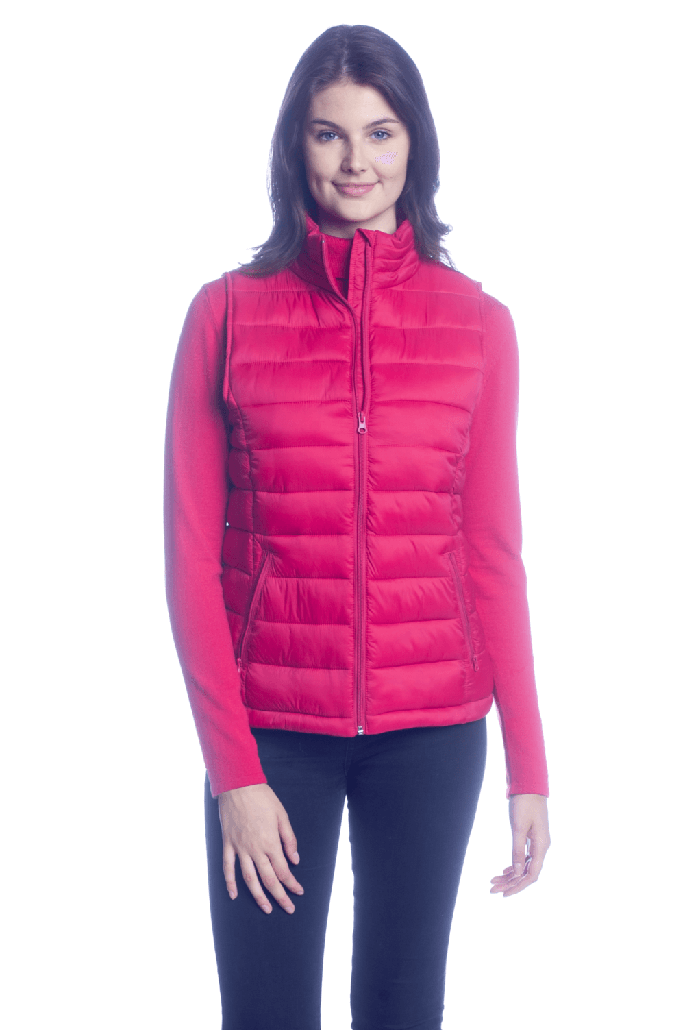 Padded Vest with Zipper Pockets