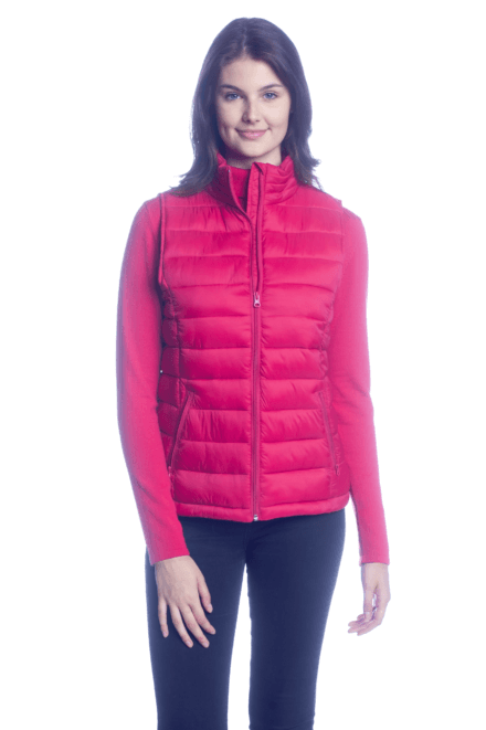 Padded Vest with Zipper Pockets
