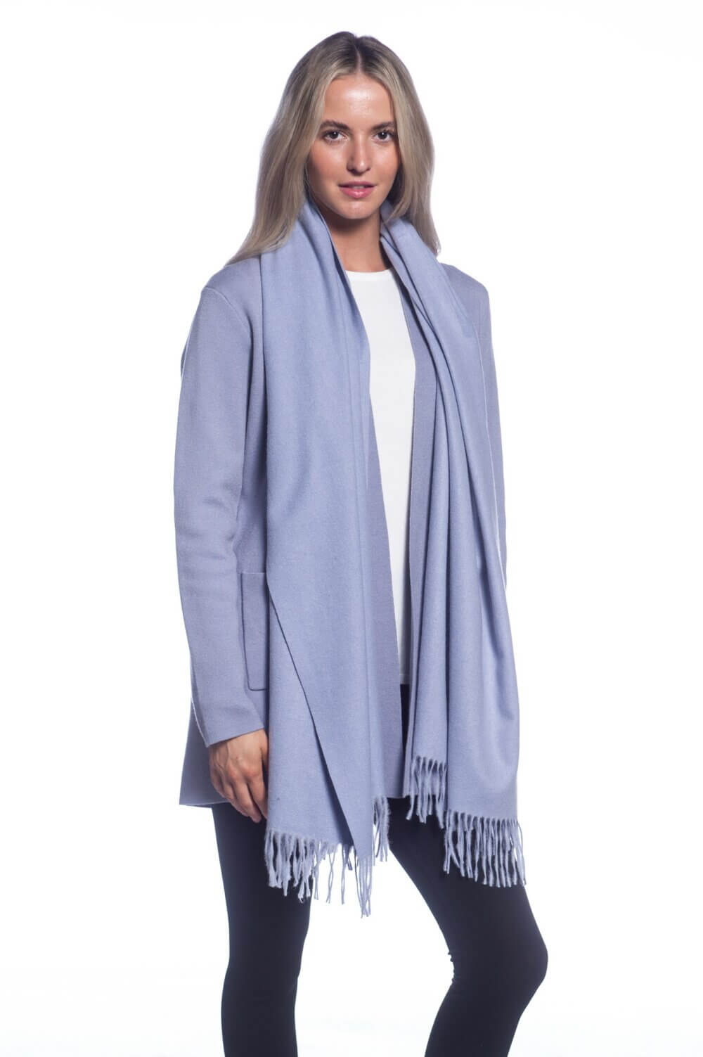 "CASHMERE LIKE" Scarves with Fringe - Image 2