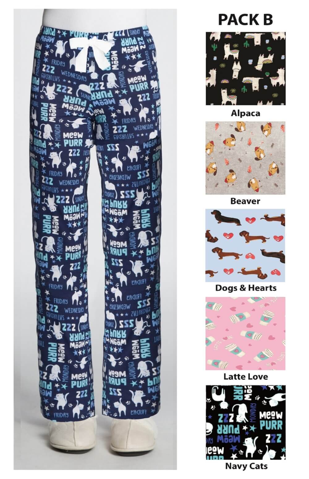 Ladies Printed PJ Pant - Image 3