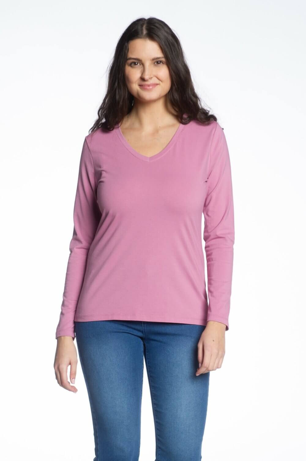Long Sleeve V-Neck T-Shirt - Image 5