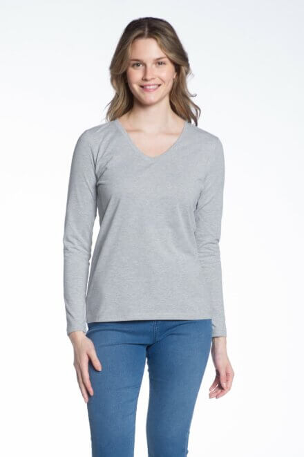 Long Sleeve V-Neck T-Shirt