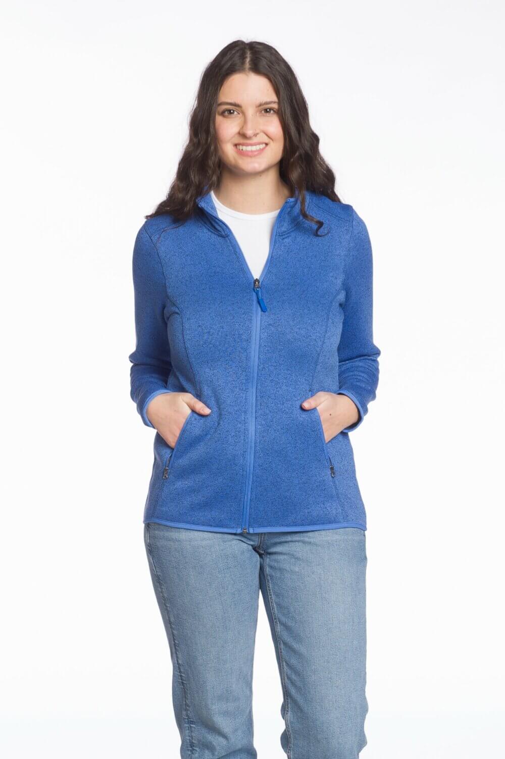 Ladies Full Zip Jacket with Pockets - Image 7