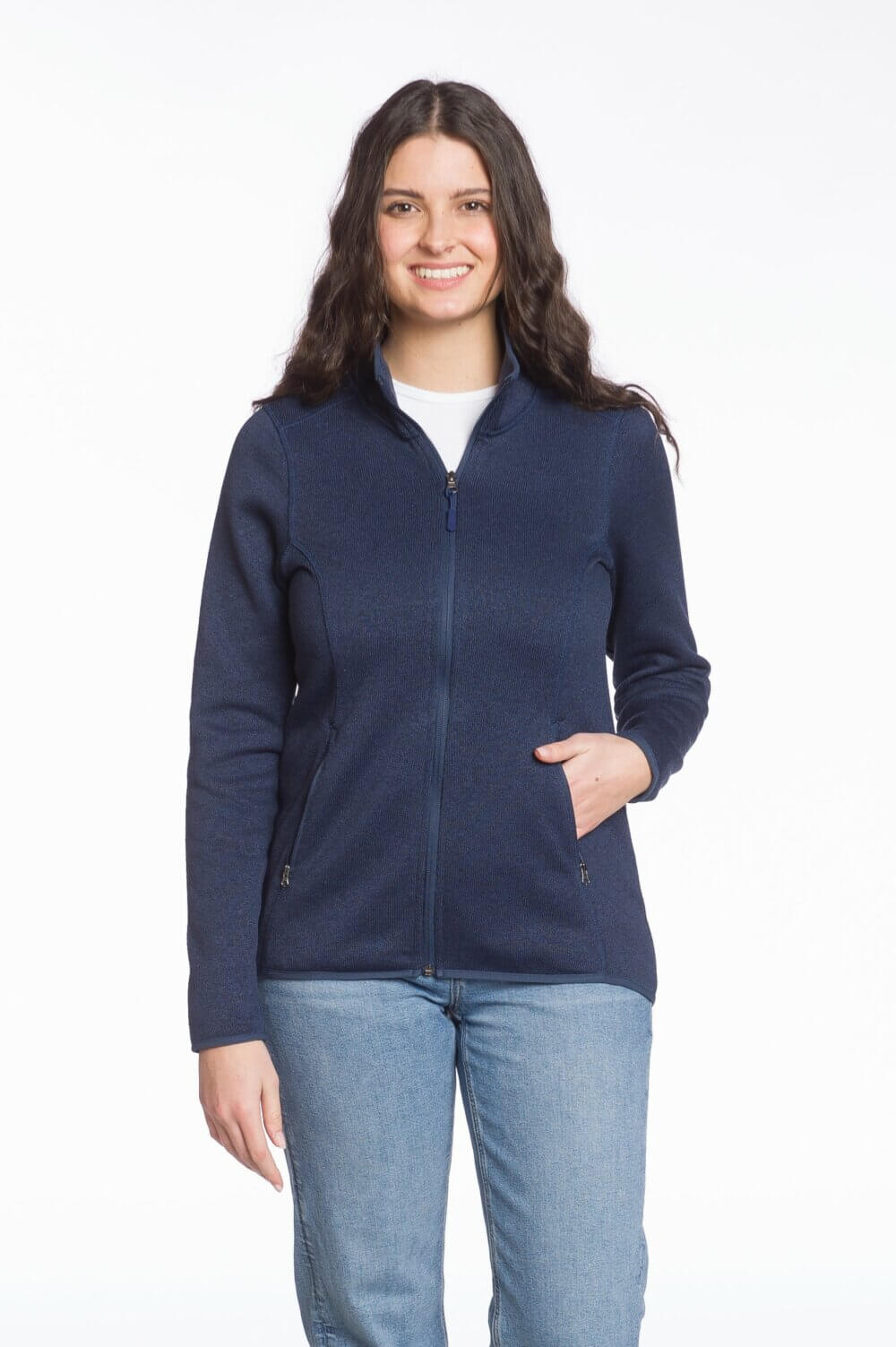 Ladies Full Zip Jacket with Pockets - Image 4