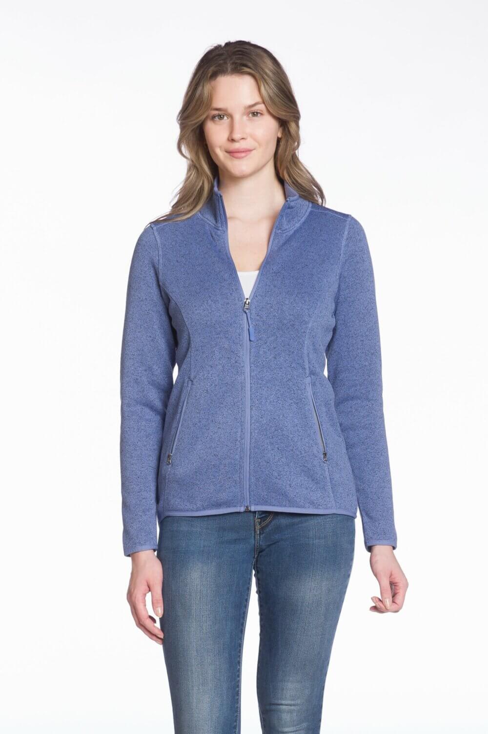 Ladies Full Zip Jacket with Pockets - Image 6