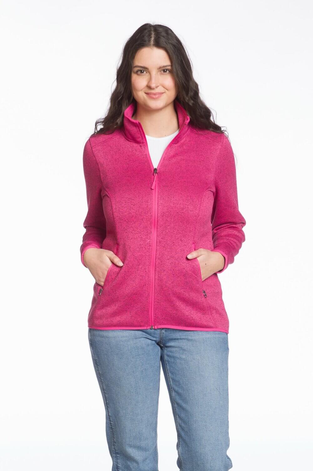 Ladies Full Zip Jacket with Pockets - Image 5