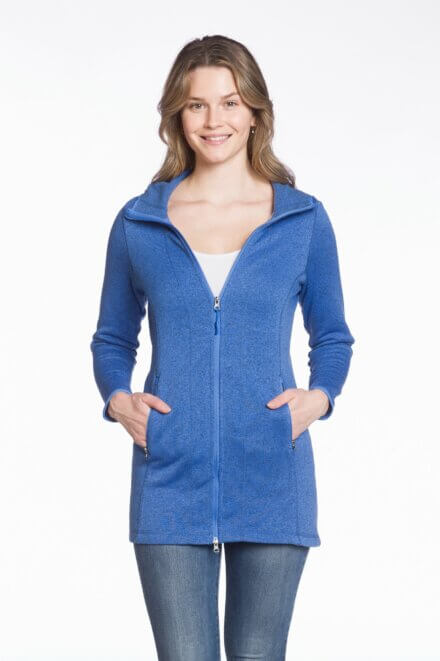 Ladies Hooded Anorak Full Zip Jacket with Pockets