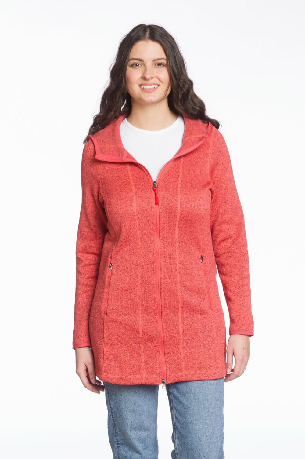 Ladies Hooded Anorak Full Zip Jacket with Pockets - Image 8