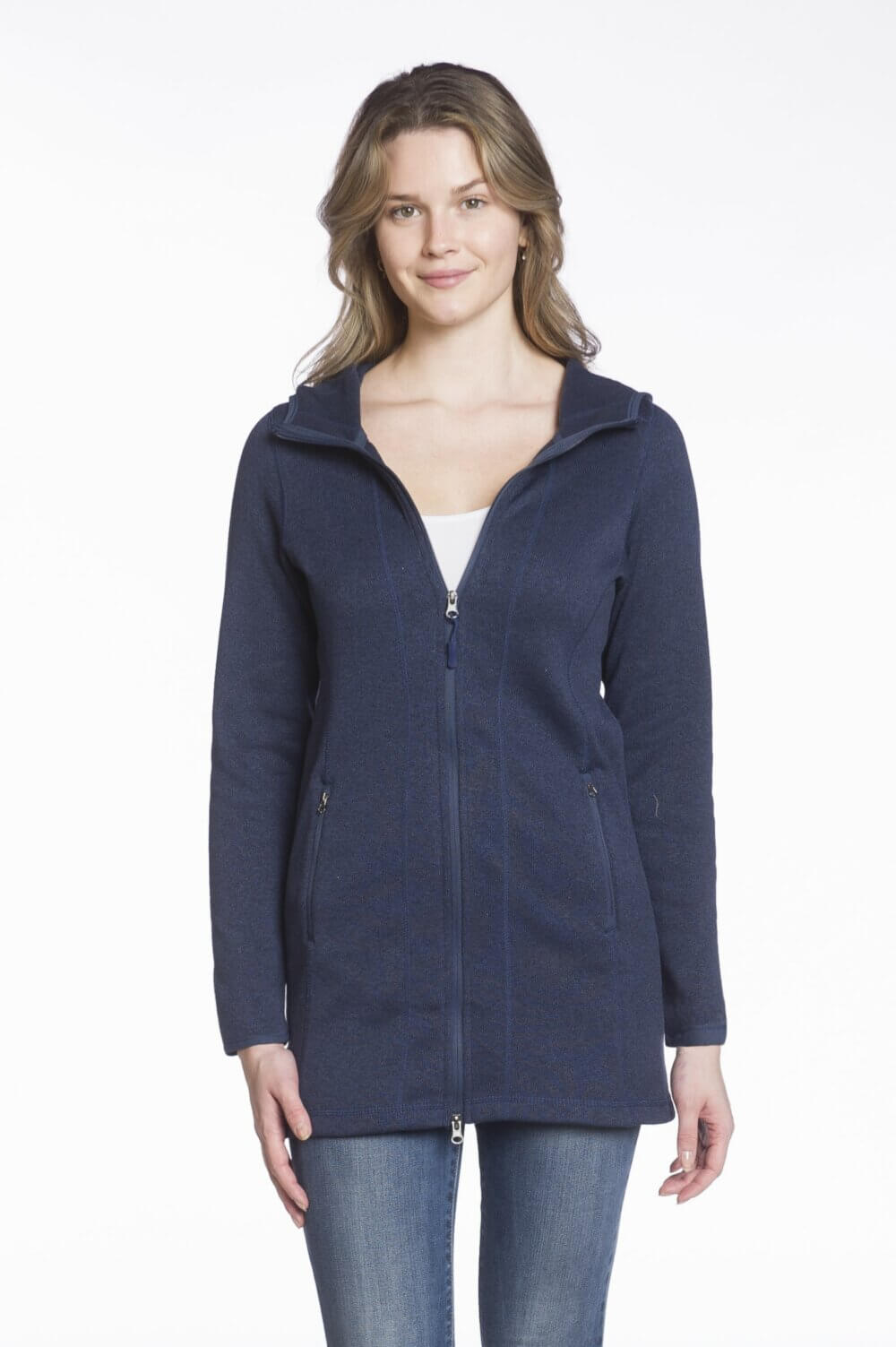 Ladies Hooded Anorak Full Zip Jacket with Pockets - Image 4
