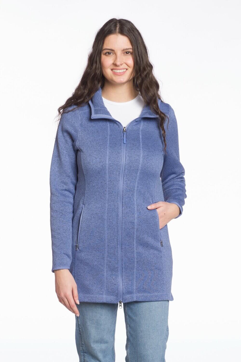 Ladies Hooded Anorak Full Zip Jacket with Pockets - Image 6