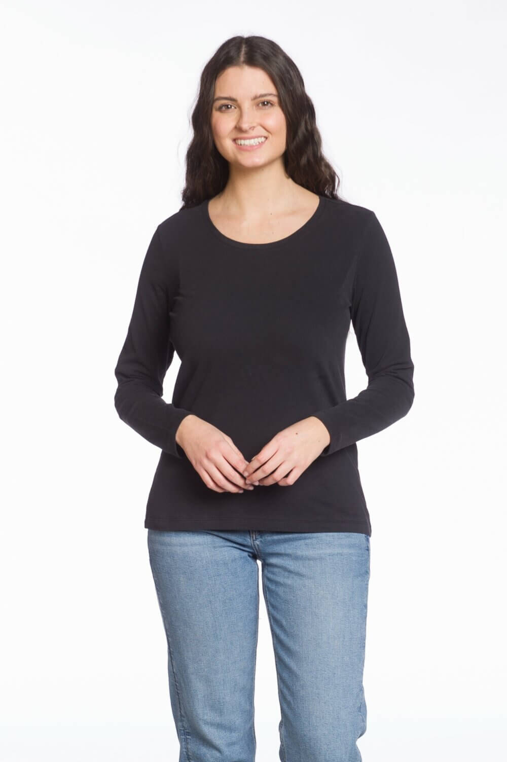Long Sleeve Crew Neck T-Shirt - Image 2