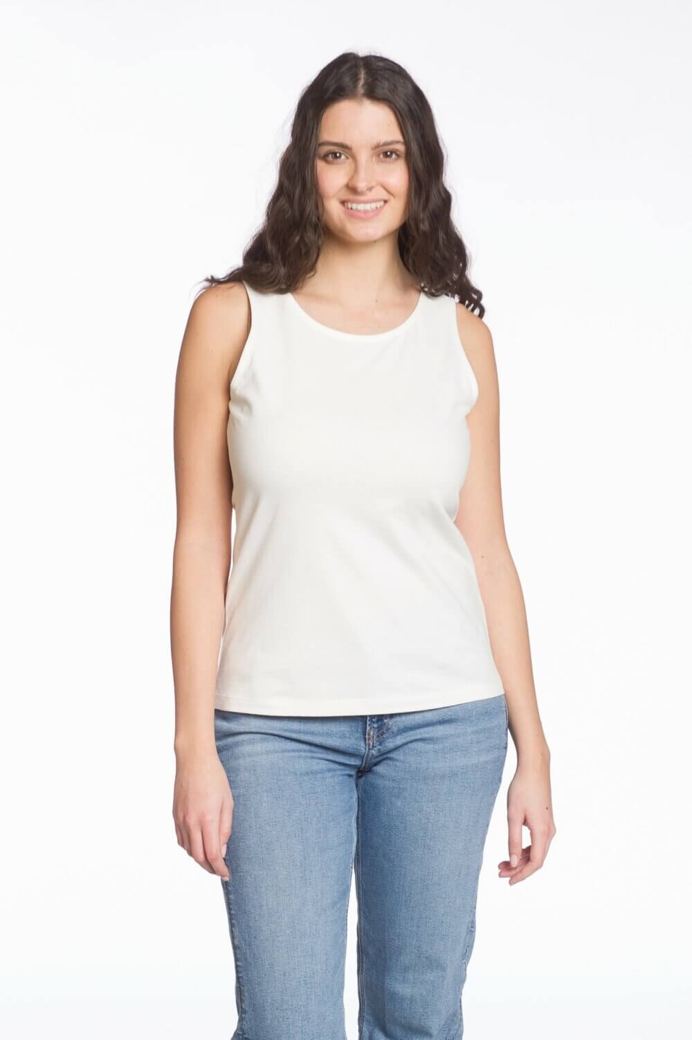 Sleeveless Crew Neck Tank Top - Image 3