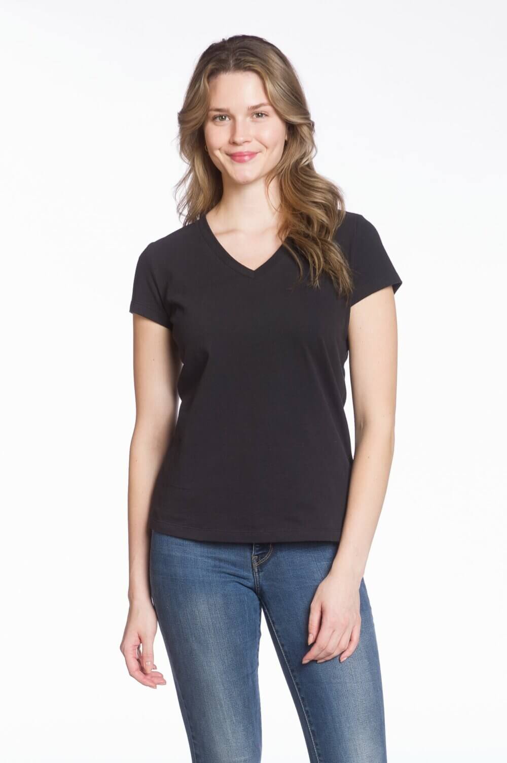 Short Sleeve V-Neck T-Shirt - Image 2