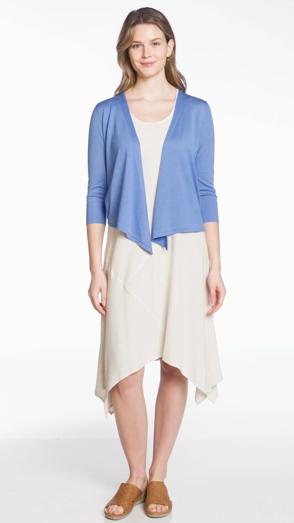 Long Sleeve Wrap Sweater. 4 Ways to Wear Open, Wrapped, Tied and