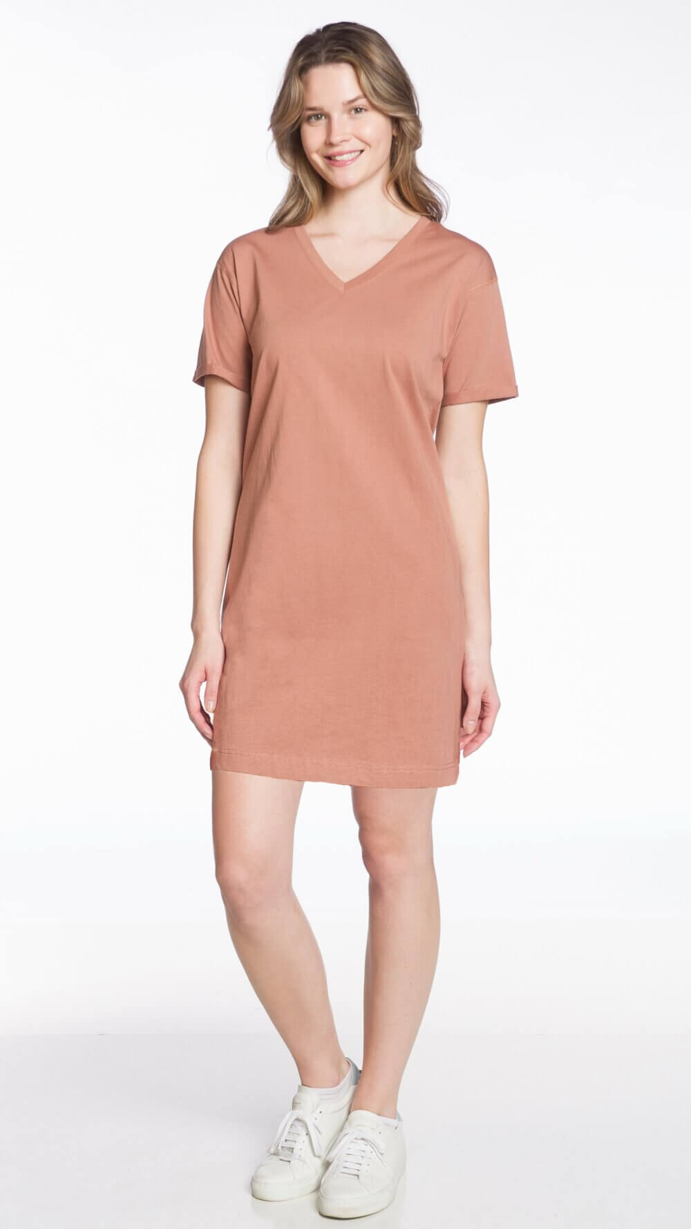 Short Sleeve V-Neck Dress - Image 6