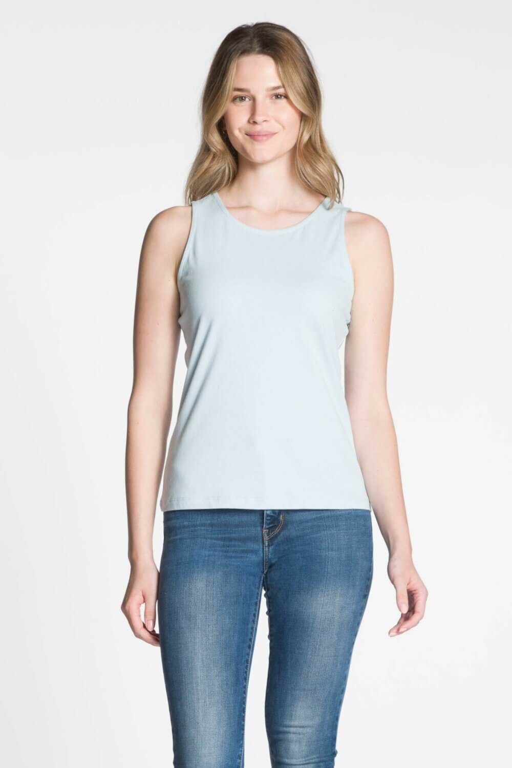 Sleeveless Crew Neck Tank Top - Image 6