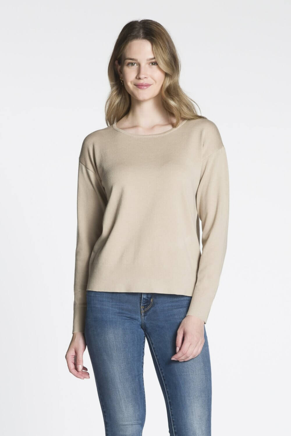 Long Sleeve Crew Neck Sweater - Image 4