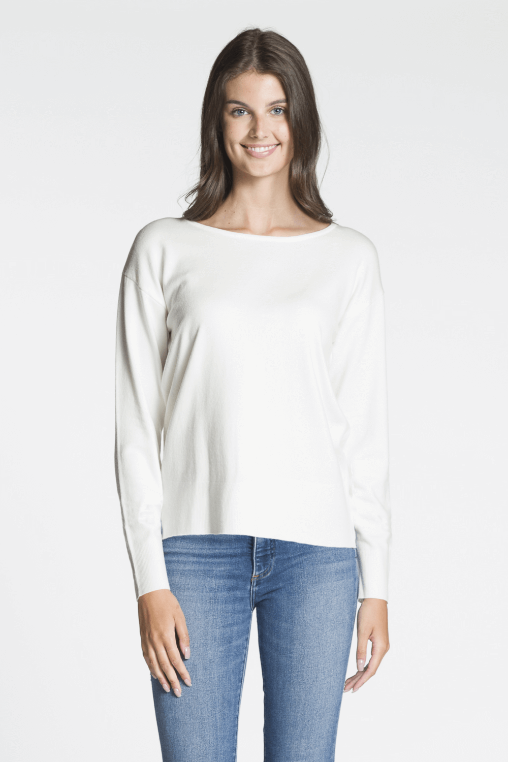 Long Sleeve Crew Neck Sweater - Image 3
