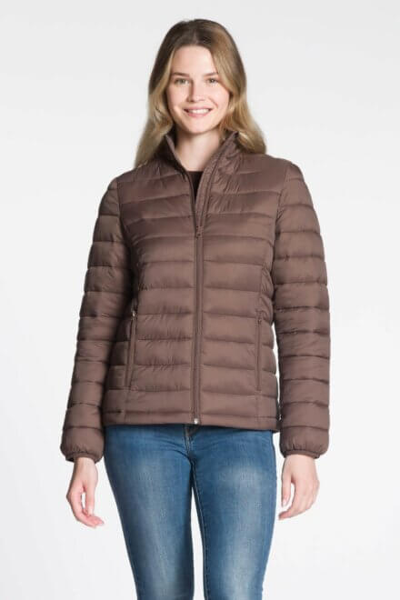 Padded Jacket with Zipper Pockets