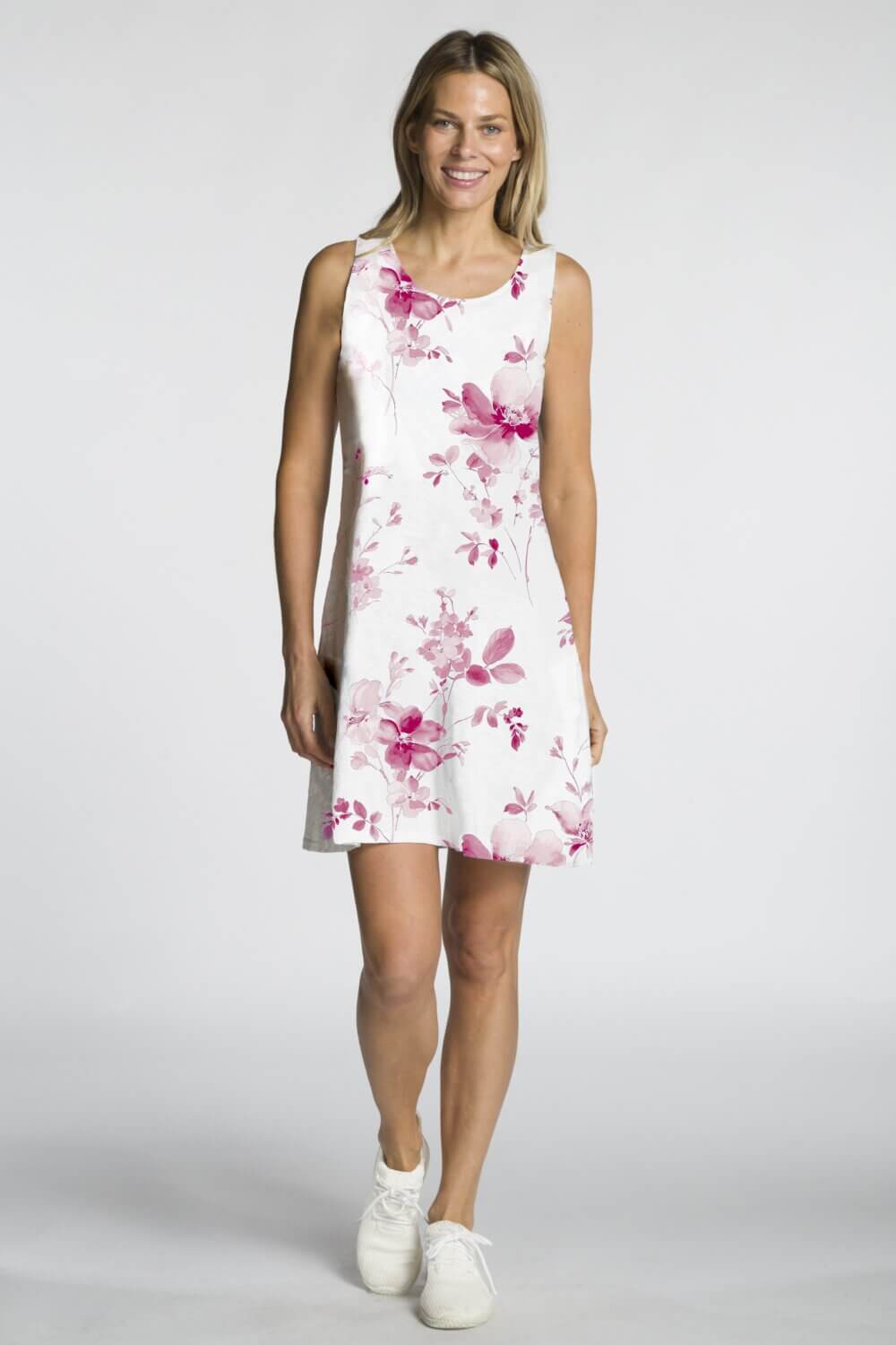 Scoop Neck A-Line Tank Dress