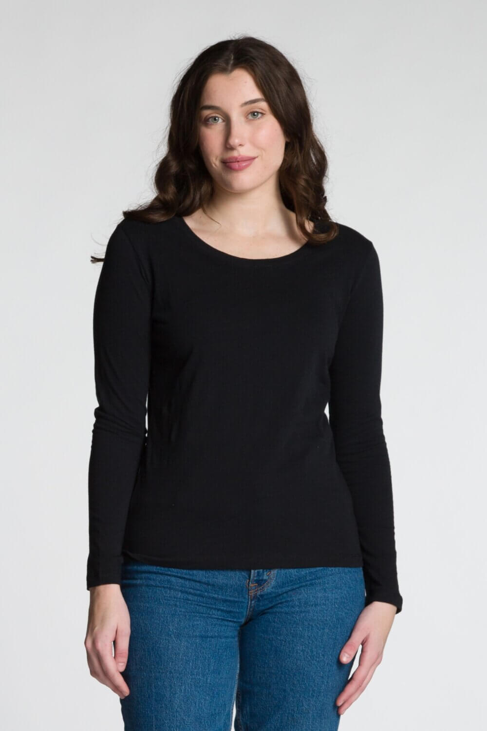 Long Sleeve Crew Neck T-Shirt - Image 2