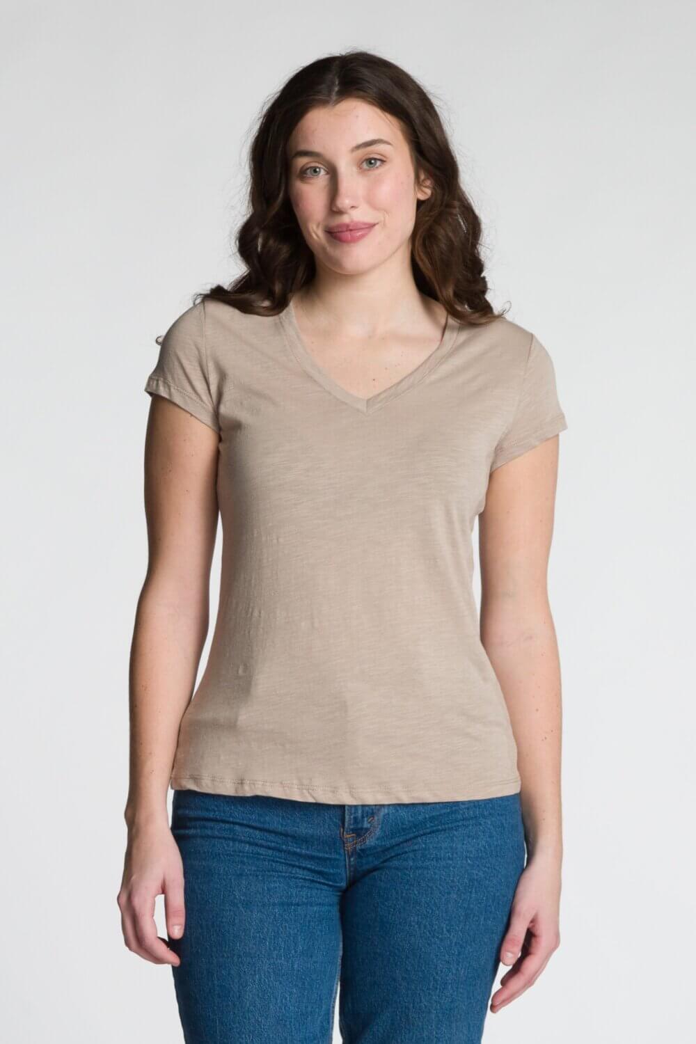 Short Sleeve V-Neck T-Shirt - Image 5