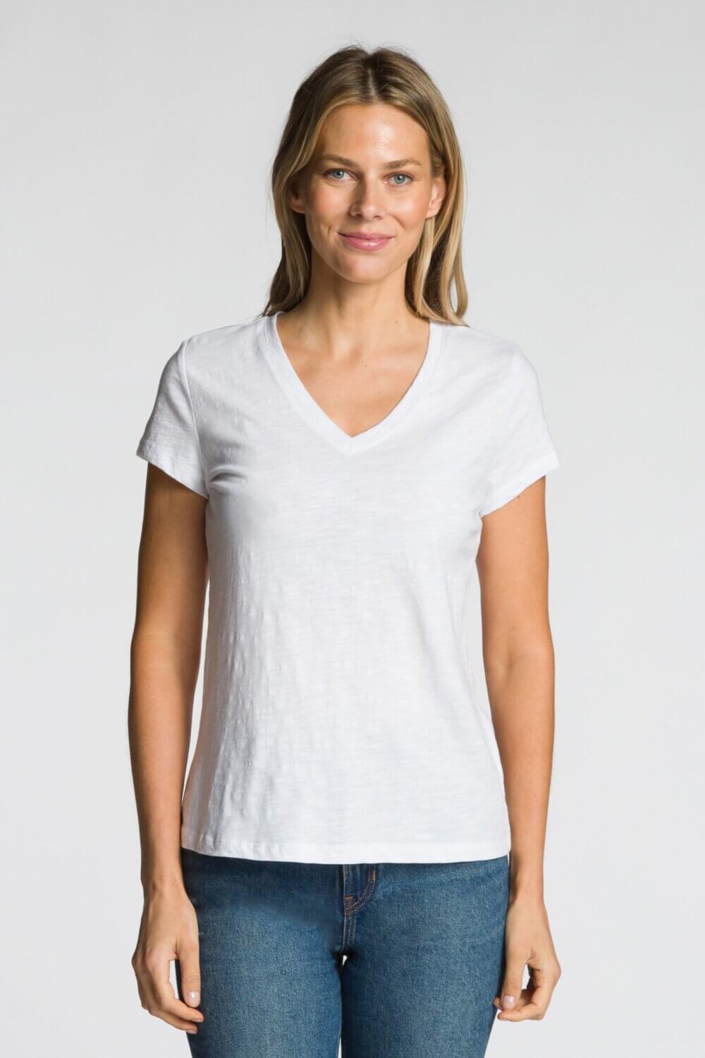 Short Sleeve V-Neck T-Shirt - Image 3