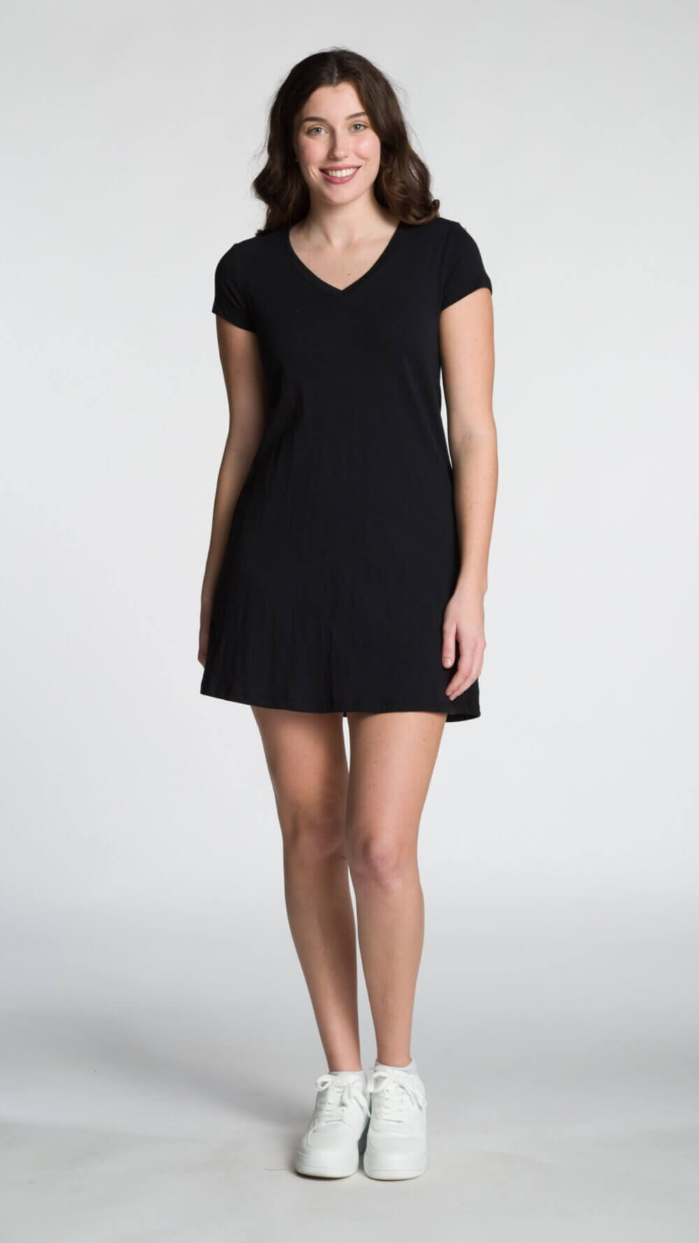 Short Sleeve V-Neck Dress - Image 6