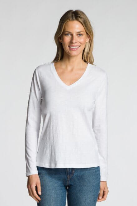 Long Sleeve V-Neck T-Shirt
