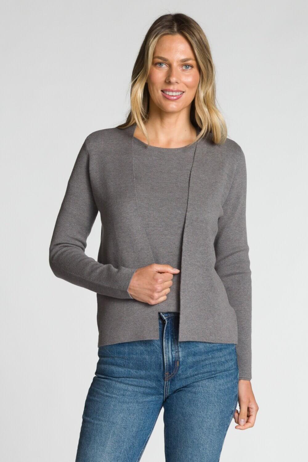 Long Sleeve Open Cardigan - Image 4