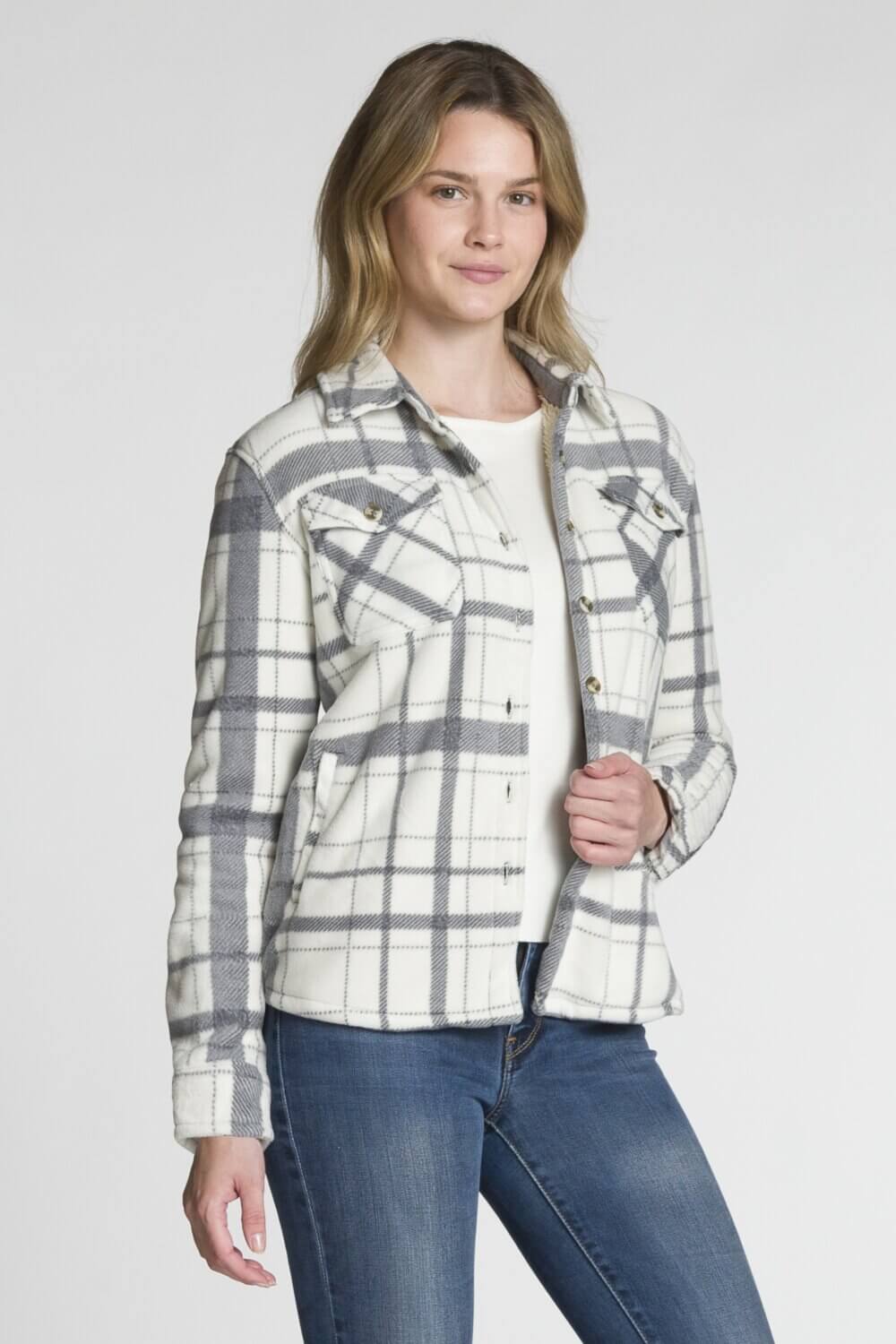Sherpa Lined Fleece Jacket - Image 2